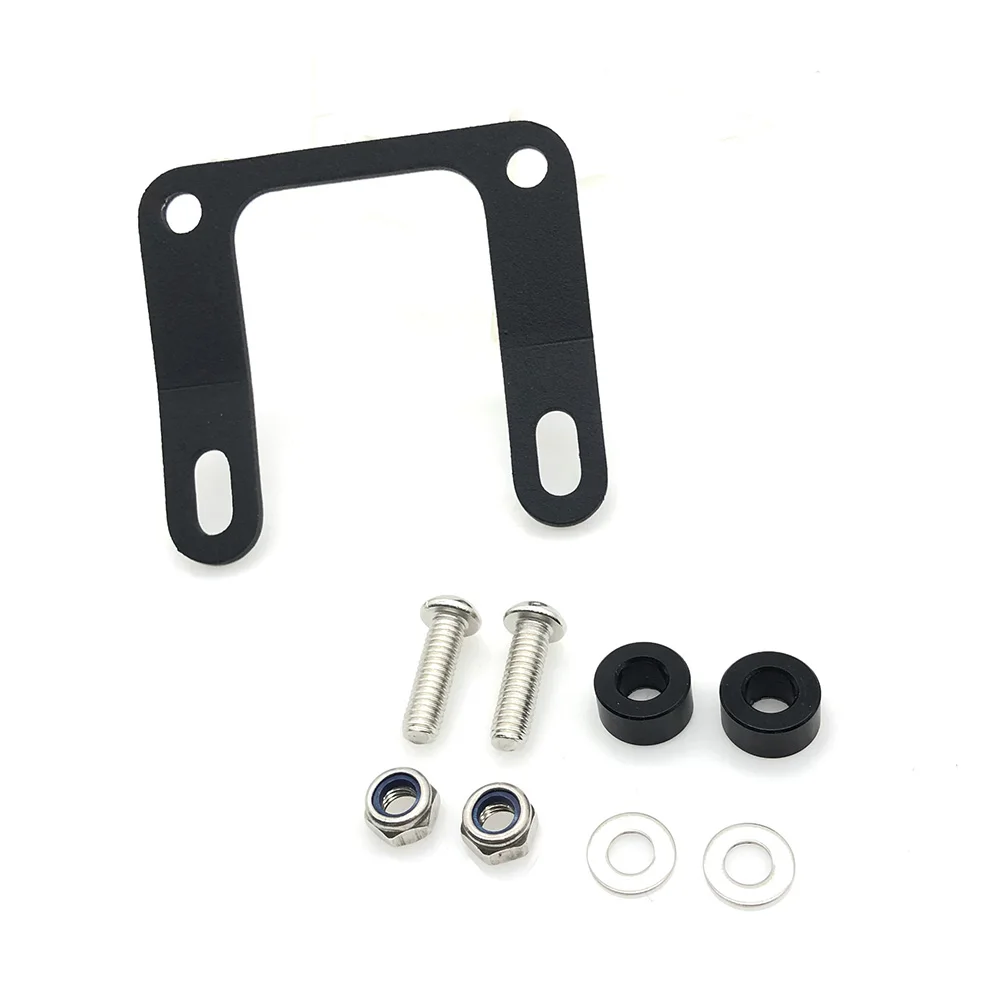 

Holder Speedometer Bracket 1set Accessories Black Front Metal Mount Stand Parts Relocation Replacement Useful New
