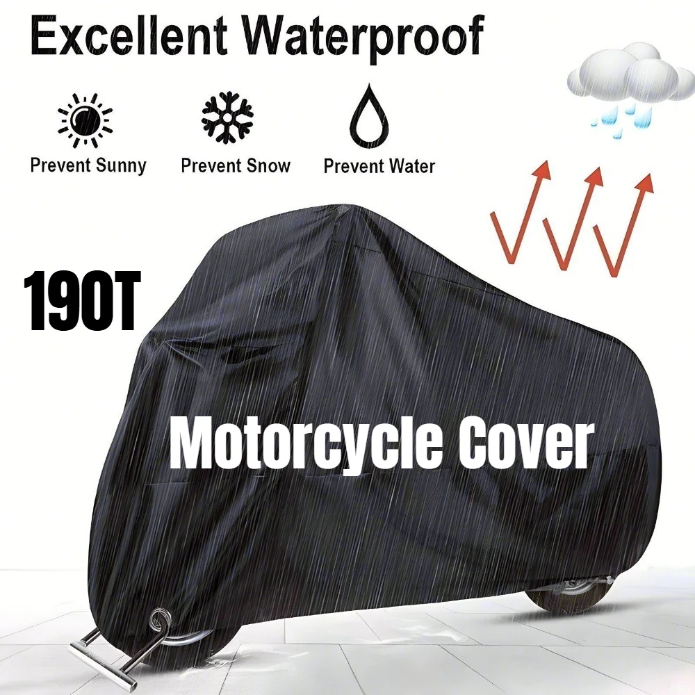 

Motorcycle Cover Waterproof Dustproof UV Outdoor All Season for NMAX AEROX PCX MIO BEAT CLICK, Scooter Motorbike Cover