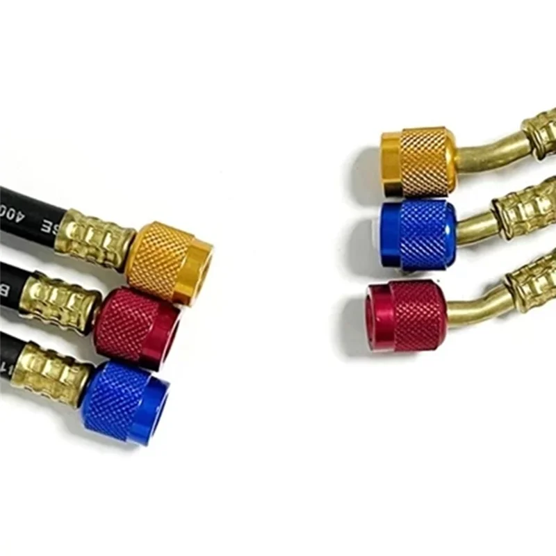 A39T-Air Conditioning Refrigerant Hose HVAC Manifolds Hose 4.92 Feet For R134A R410A R22 R502