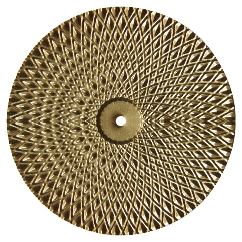 Light luxury gold disc wrought iron wall wall hanging, room decoration, home metal pendant
