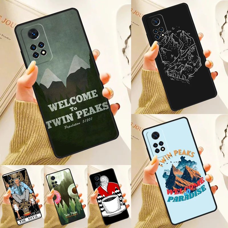 

Welcome To Twin Peaks Poster Case For Samsung Galaxy S24 Plus S23 S20 S21FE Lite S22 Ultra Note 20 S8 S9 S10 Phone Coque