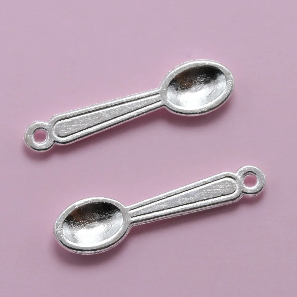 

20Pcs Alloy Spoon Pendants Charm Set for DIY Jewelry Making Crafts Necklaces Bracelets Scrapbooking Charm Pendant Accessories