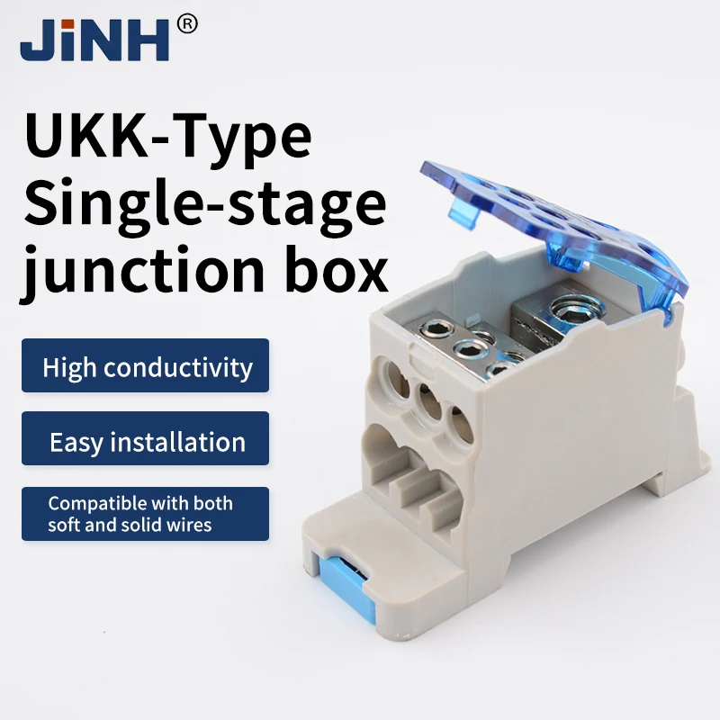 Electrical Distribution Power Single Stage Junction Box For Industrial Applications Easy Installation Wiring Terminal Block
