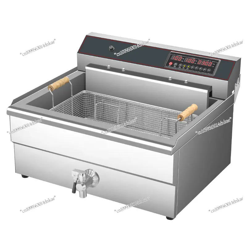 Commercial Large-capacity Electric Fryer, Digital Display Temperature Control, New Type of Fritters, Skewers, Fried Chicken
