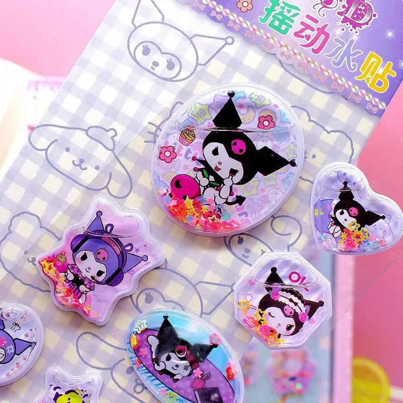 pegatinas-3d-con-efecto-de-agua-dibujos-animados-bonitos-de-kuromi-my-melody-y-pochacco-calcomanias-de-alto-brillo-para-cuadernos-decoracion-para-ninas-y-ninos