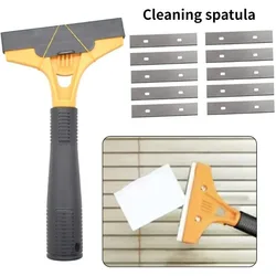 Portable cleaning spatula is suitable for glass floor tile scraper, glass ceramic hob scraper remover, glue removal artifact