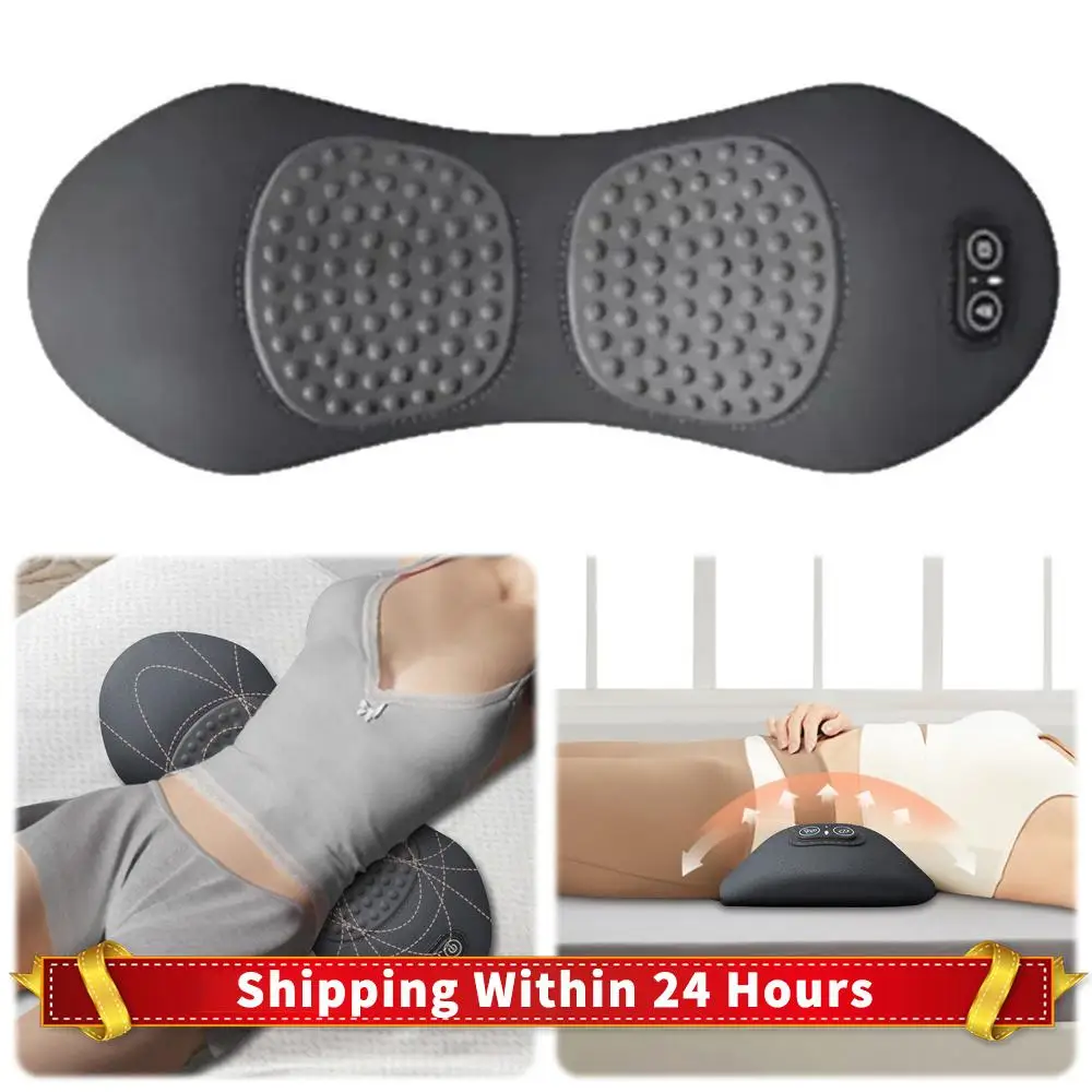 

3 in 1 Electric Lumbar Support Pillow with Adjustable Height Waist Wedge Bolster Memory Foam Back Pillow for Lower Back