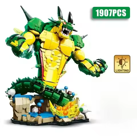 1907PCS Idea Divine Dragon Building Blocks Set with Lighting Anime Figures Characters Collectible Bricks Toys for Kid Adult Gift