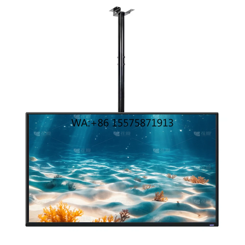 

43-дюймовый настенный сенсорный дисплей высокой четкости для розничных магазинов, 32-дюймовая панель, рекламный экран с шагом пикселей 6 мм