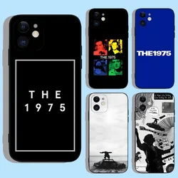 The 1975 Band Rock Phone Case For Apple iPhone 15,14,13,12,11,XS,XR,X,8,7,Pro,Max,Plus,mini Silicone Black Cover