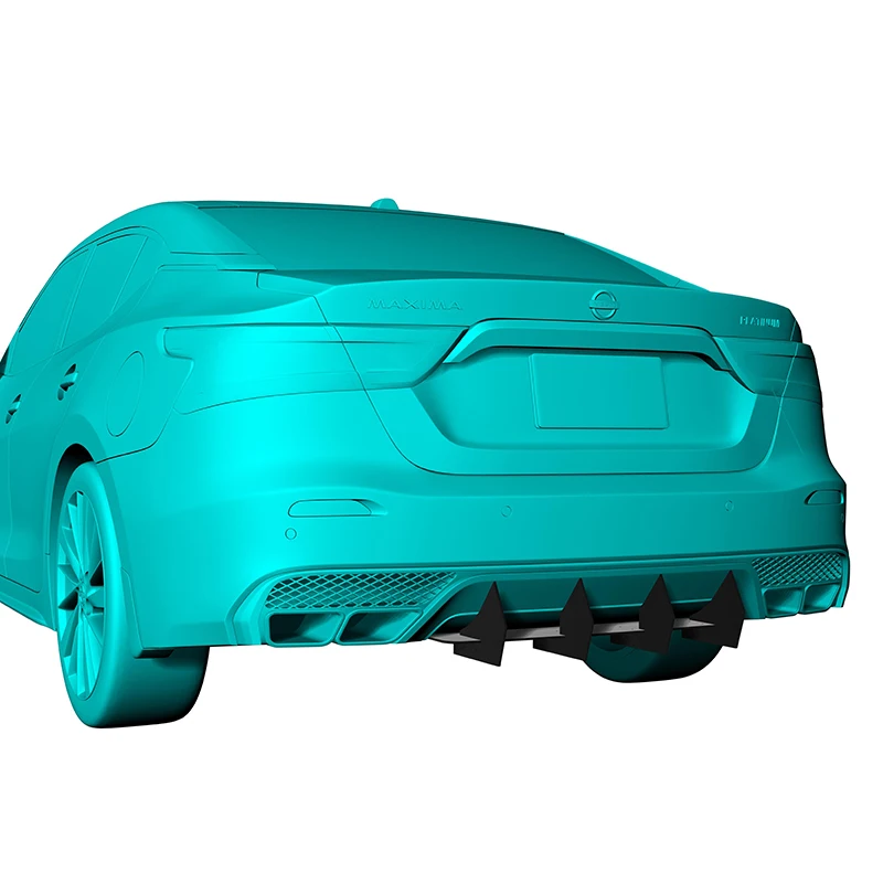 

Для Nissan Maxima 2019 2020 2021, задний диффузор, бампер, спойлер, сплиттер, комплект кузова, аксессуары