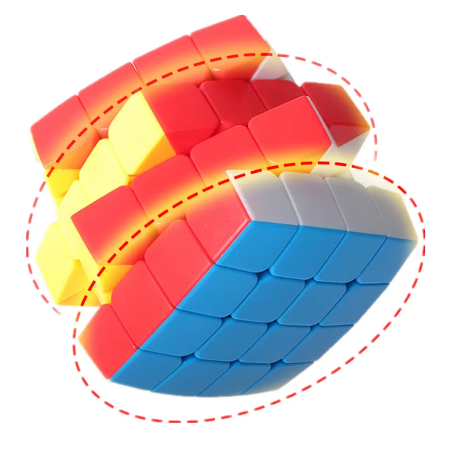 Shengshou Pillowed 2x2 3x3 4x4 5x5 Magic Puzzle Cube Professional Sengso Bread Speed Cubo magico Speed Cube Educational Toys