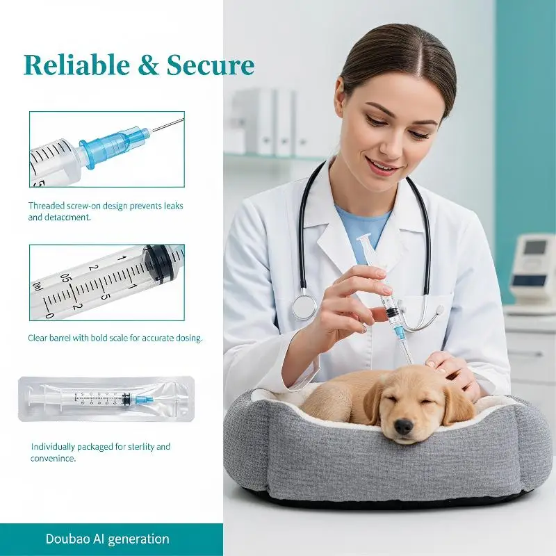 10Pcs 3ml Disposable Luer Lock Syringes, Suitable For Pets And Farm Animals, Industrial Use, Laboratory Dispensing