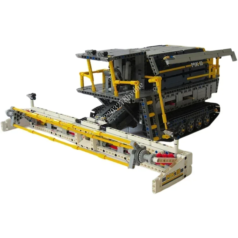 3929PCS High-Tech Mechanical MOC Combine harvester: 42055 C model Agricultural Machinery Model Kits Building Blocks Kids Toys