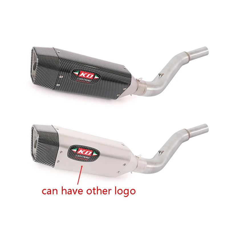 

Для Bajaj Pulsar 200 NS 200 RS 200 2015-2024 выхлопная система мотоцикла, глушитель, труба среднего звена, съемная труба из нержавеющей стали DB Killer