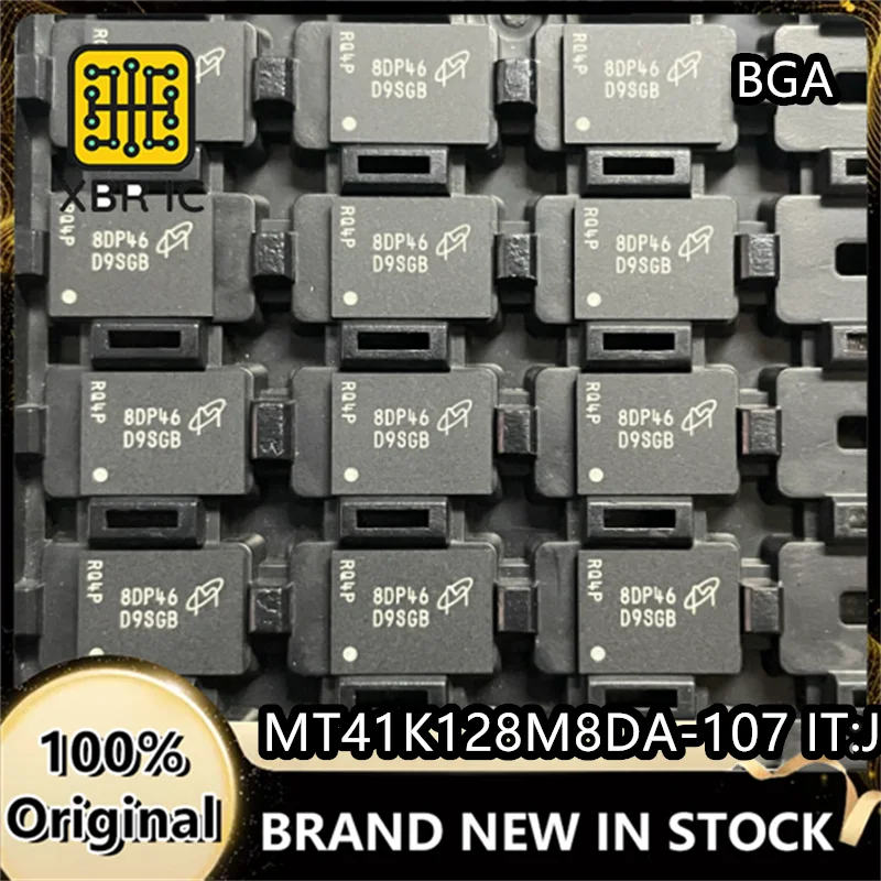 (5/20 Pieces) MT41K128M8DA-107 IT:J Silkscreen D9SGB DDR3 Memory Chip BGA Brand New Original Authentic Product In Stock