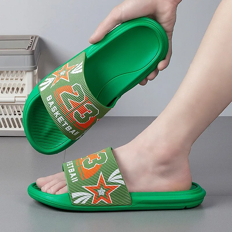 

Тапочки, мужская летняя верхняя одежда, нескользящие новые пляжные сандалии для путешествий, повседневные спортивные шлепанцы