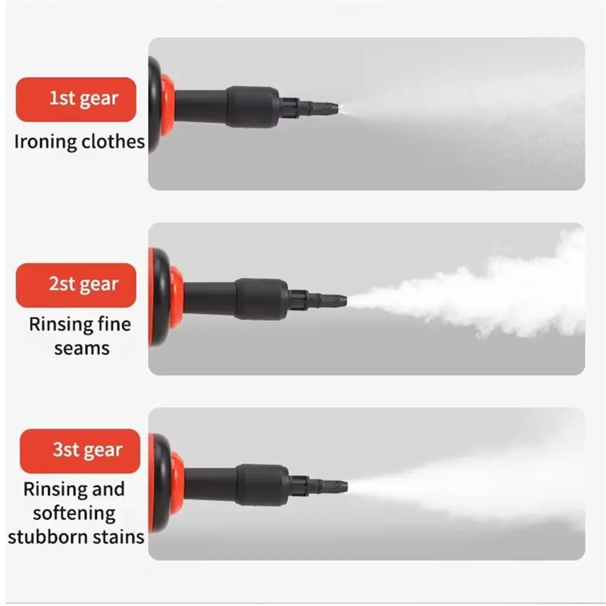 Top 1200W Handheld Steam Cleaner High-Pressure and High-Temperature Household Air Conditioner Kitchen Hood Washer UK Plug