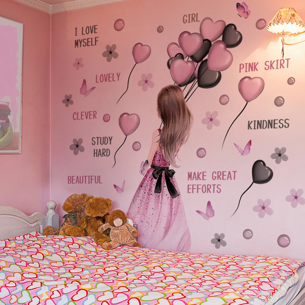 Decorazioni Murali Divertenti Adesivi Murali Rimovibili A Forma Di Stelle - Decorazione Per Cameretta Bimba, Asilo Nido, Mobili Magic Nursery - Foto 10