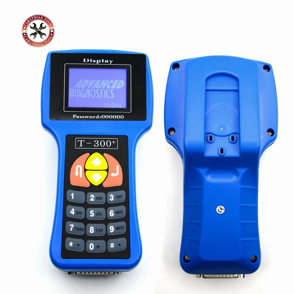 Car Key Programmer T300 main unit V16.8 T 300 Auto Transponder Key Decoder T-CODE T-300 diagnostic blue/black color T300