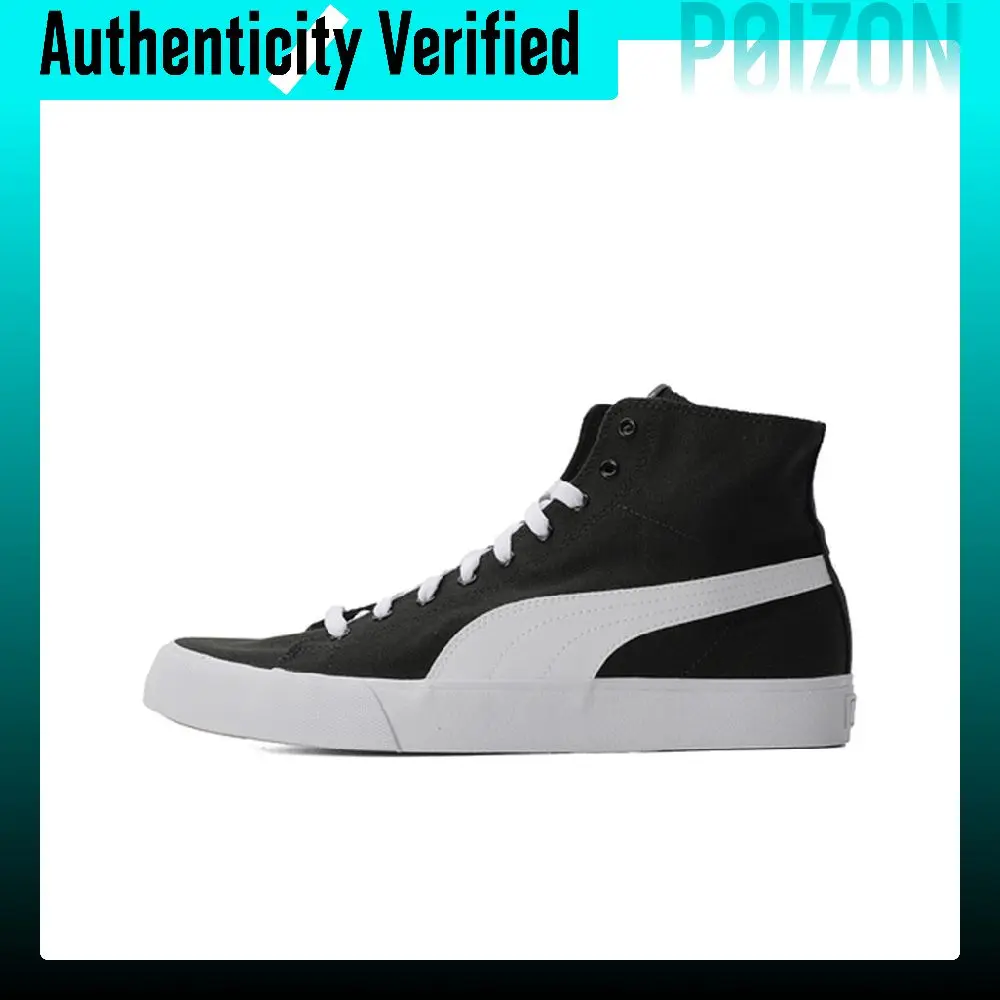 PUMA Bari Mid top Skateboard Shoes Unisex Black 373891-02
