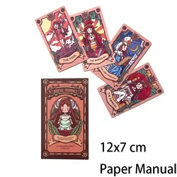 12x7 cm radosna podróż papierowa gry karciane tarota