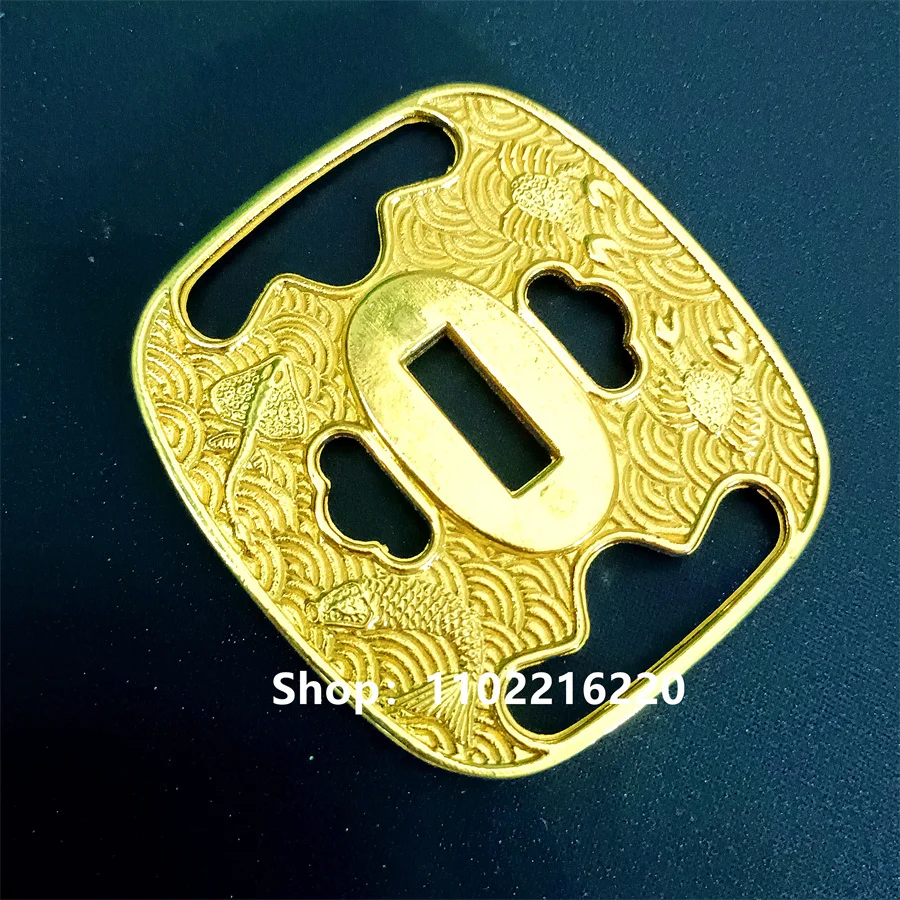 Exquisite Alloy Handguard Tsuba Guard For Real Wakizashi Tanto Japanese Japan Samurai Katana Sword Fittings New