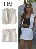 Conjunto de falda de lentejuelas