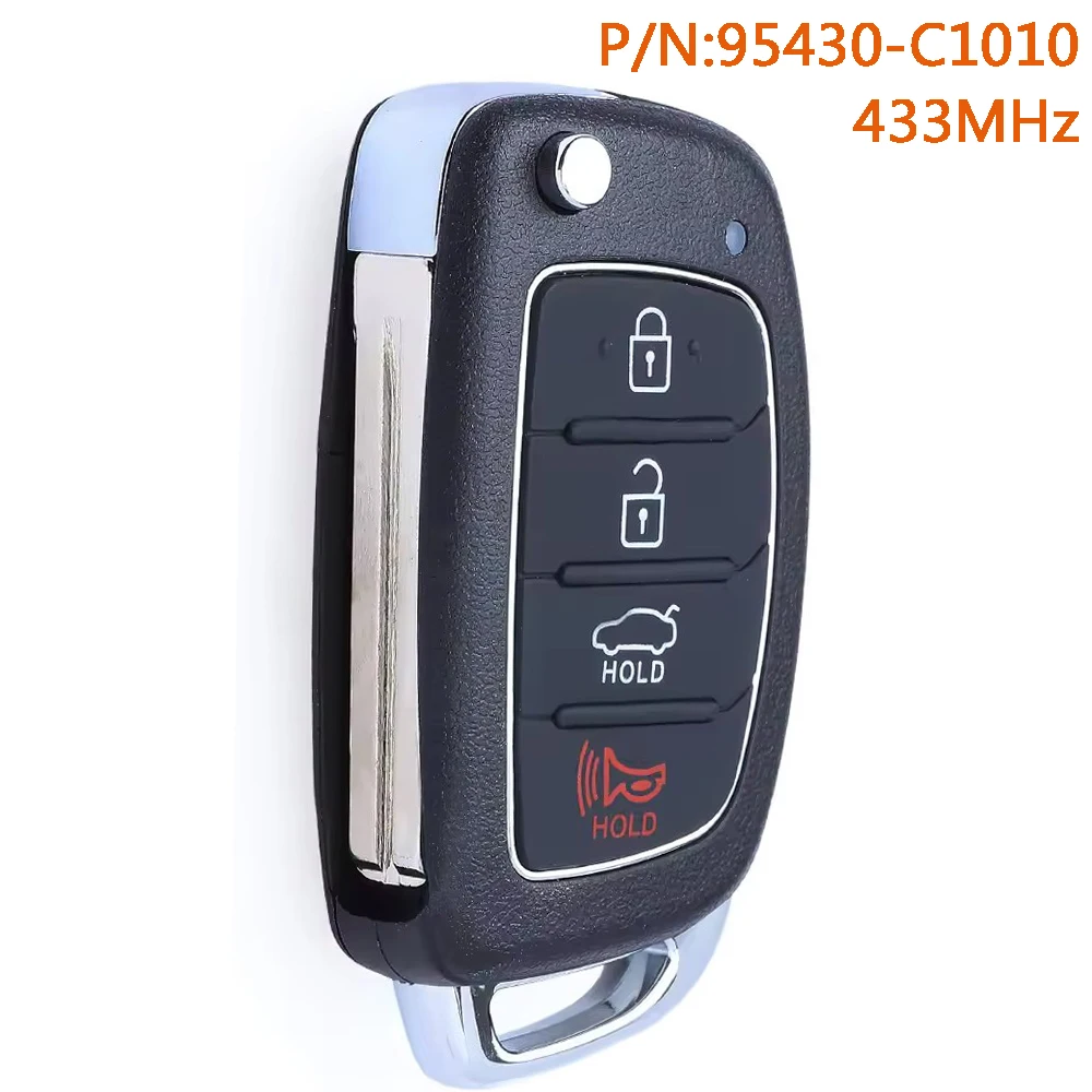

Пульт дистанционного управления KEYECU 95430-C1010 для Hyundai Sonata 2014-2018 TQ8-RKE-4F16 5074A-RKE4F16 433МГц