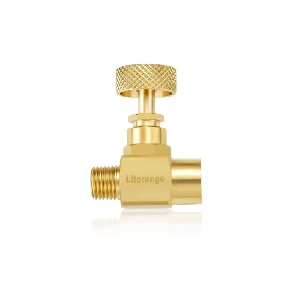 Heavy Duty Brass Needle Valve for Industrial For Flow Control with NPT Threads Suitable for Oil and Gas Applications
