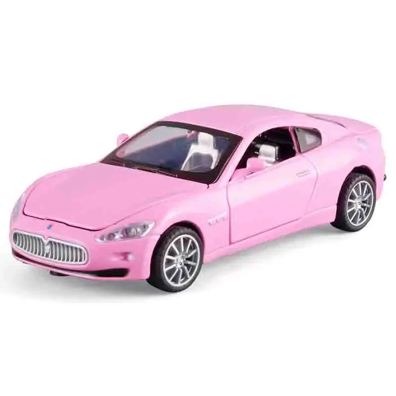 

1:32 Maserati, модель автомобиля из сплава, имитация звука и света, детский автомобиль, подарок для мальчиков и девочек