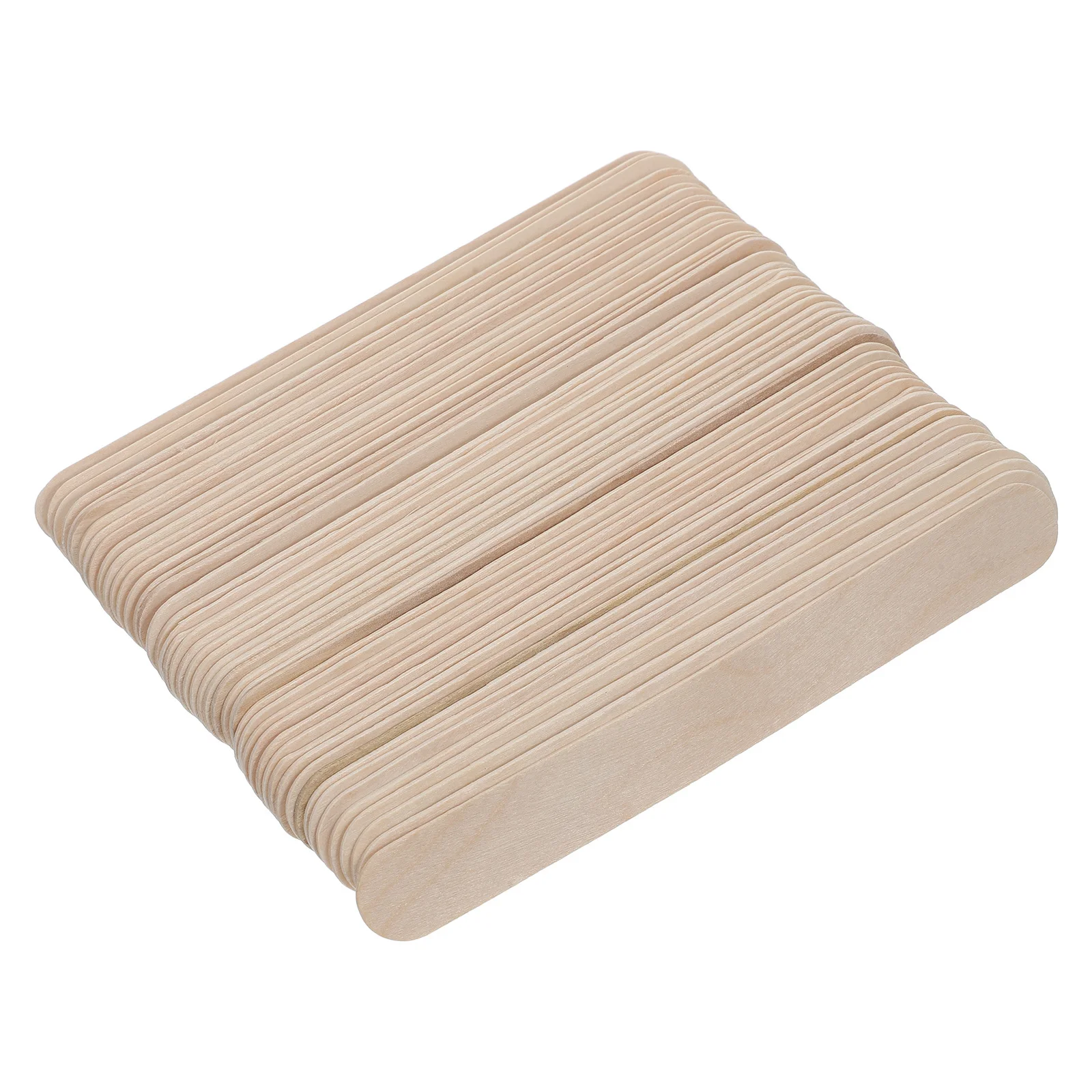 

100Pcs Tongue Depressors Childfriendly Popsicle Shape Medical Exam Craft Sticks Pediatric Safe Hygiene Waxing Thick Wood Sticks