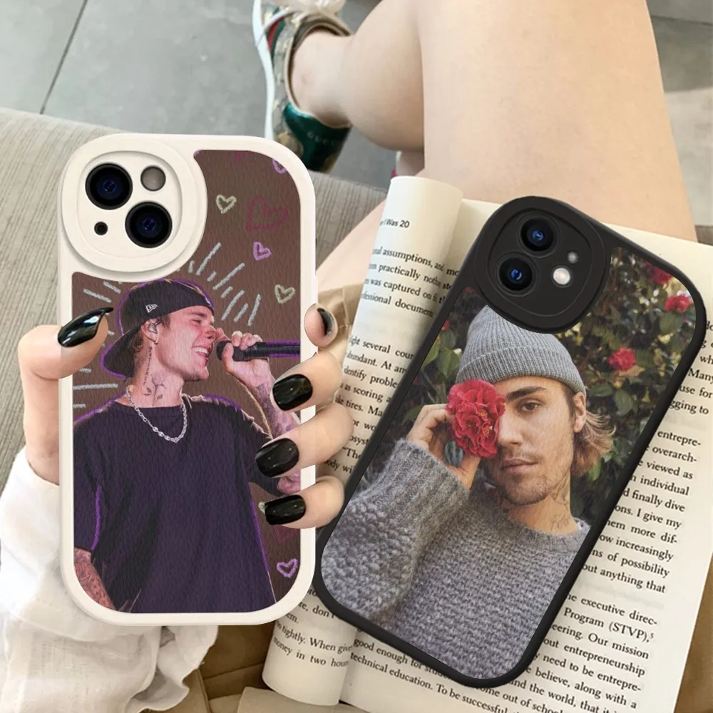 

Fashion J-Justin B-Bieber Phone Case Hard Leather For IPhone 16 15 14 13 12 Mini 11 14 Pro Max Xs X Xr 7 8 Plus Fundas