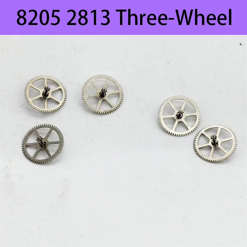 5PCS Three-Wheel Watch Movement Repair Parts over Wheel Accessories for Domestic 8205 Watch Movement