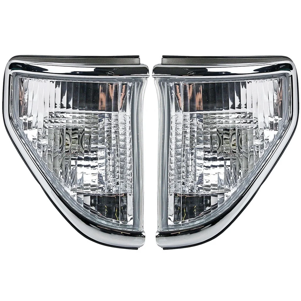 SET Car Front Corner Lamp Turn Signal For Toyota Land Cruiser Prado Fj70 Fj75 LC2 LJ78 LJ79 KZJ78 1990-1996 Corner Ligh Crystal view 6