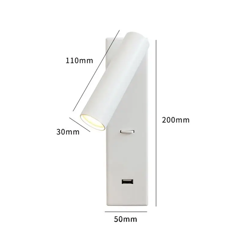 【illumine】-lampe-pliante-rotative-lampe-murale-rechargeable-ingenierie-d'hotel-projecteur-mural-de-chevet-lampe-decorative-interieure-blanc