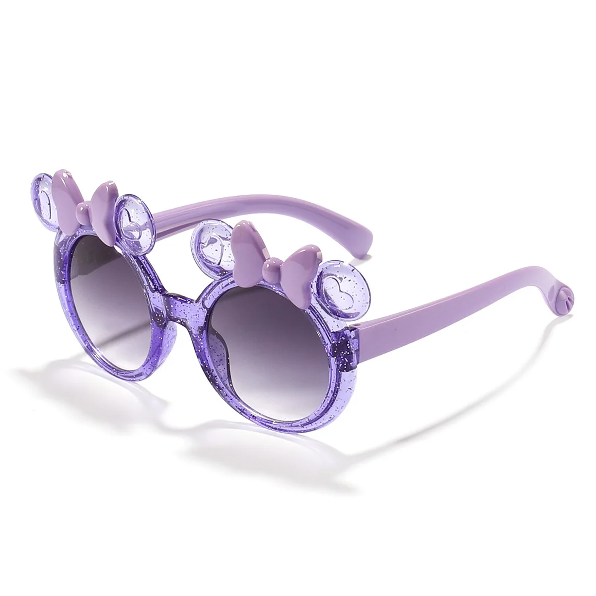 2025 Cartoon Cute Photo Concave Shaped Glasses Children's Bow Candy Colored Sunglasses For Girls, Trendy Sunglasses, image 5