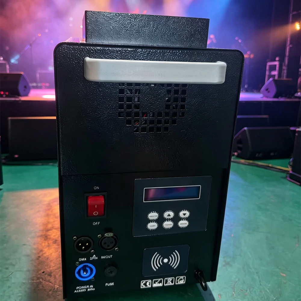1500W Stage Effect Machine 24x3W RGB LED fog machine DMX Remote Control DJ Equipment for Party Event Show