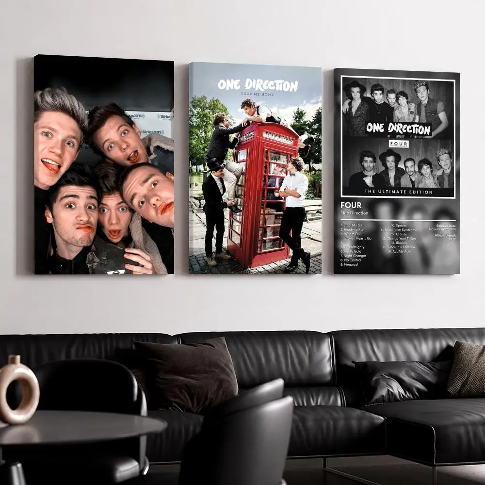Music Groups O-One D-Direction Framed Wall Painting Canvas Poster Ready to Hang Wall Art for Bedroom Living Room Home Decor Gift