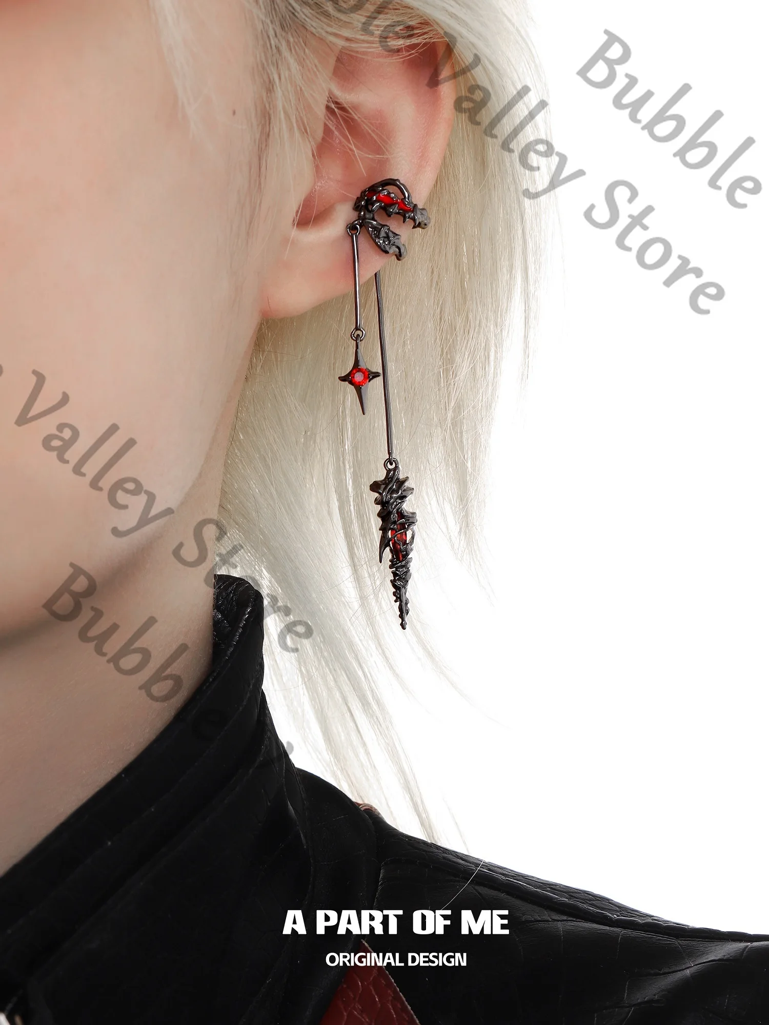 

Серьги-клипсы для косплея «Любовь и глубокий космос Силус», мультяшные манжеты для ушей, непирсинг, зажимы для ушей, крючок для ушей, кулон, подарок