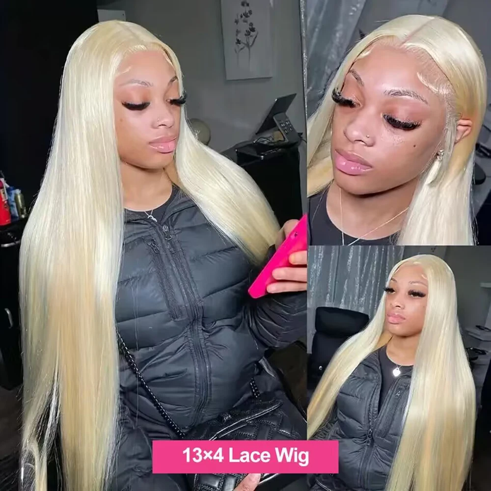 Blonde 613 Hd Lace Frontal wig 13x6 13x4 Transparent Hd Lace Front Wig 36 Inch Brazilian Bone Straight Human Hair Wigs For Women