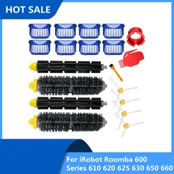 Replacement Part Kit For iRobot Roomba 600 Series 610 620 625 630 650 660 Vacuum Beater Bristle Brush+Aero Vac Filter+side Brush