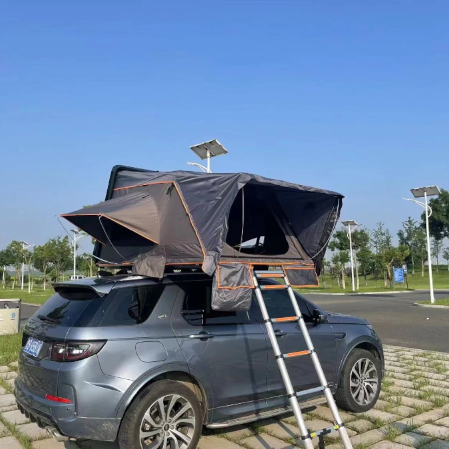 

2-3 Person ABS Matte Custom Outdoor Camping Foldable Tent Hard Shell Roof Top Road Vehicles Car