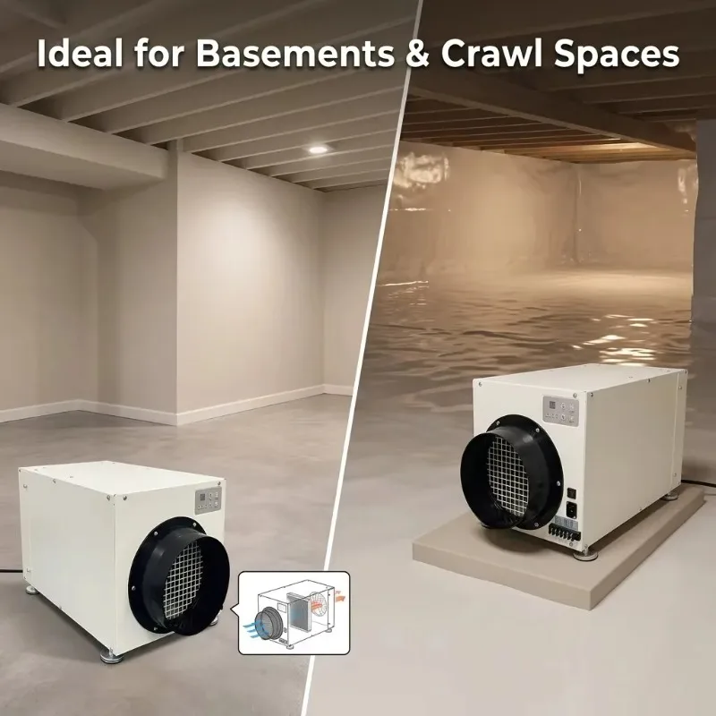 Distributor Wanted ETL Listed 115V/60HZ 70 Pints R32 Whole House Home Ducted HVAC Industrial Air Dehumidifier