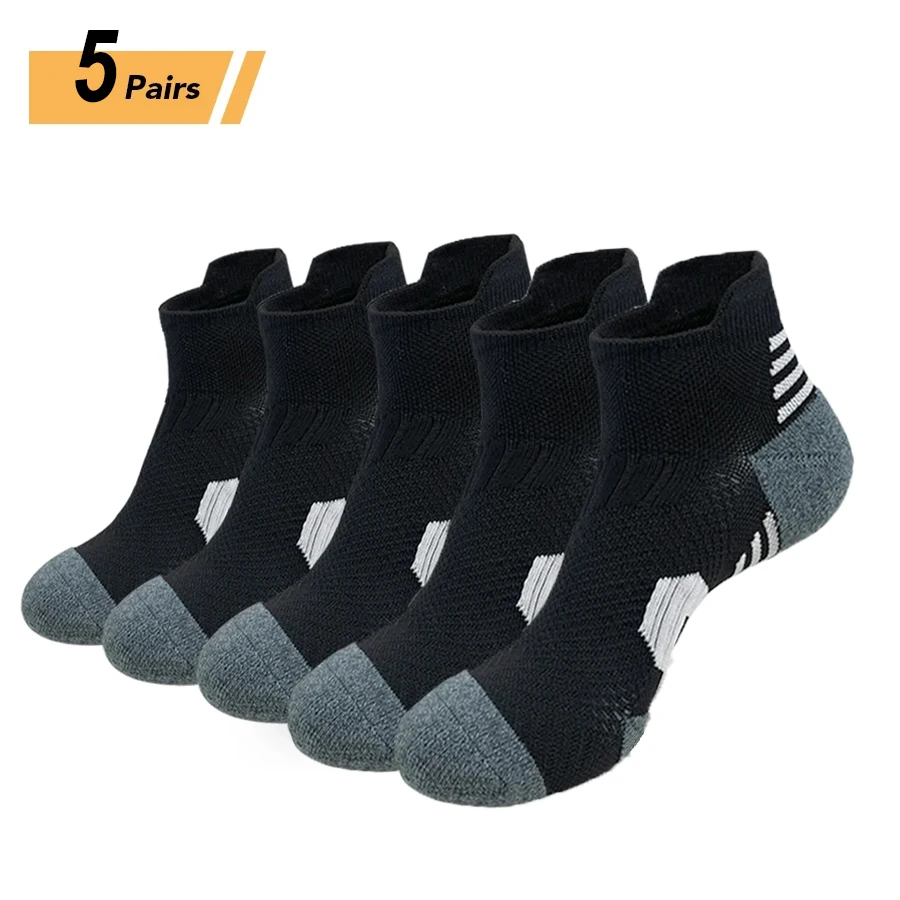 3 Paar Professionele Fitness Sportsokken Handdoek Bodem Antislip Hardloopsokken Mannen Vrouwen Korte Sneldrogende Basketbal Training sox