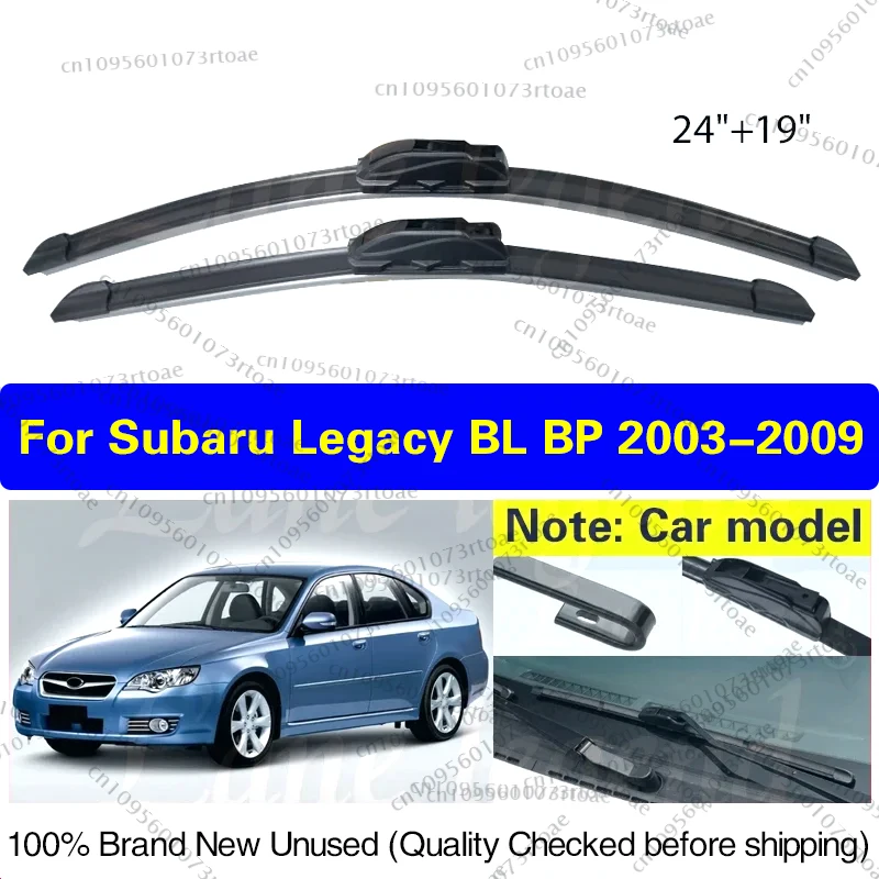 

Car Wiper For Subaru Legacy BL BP 2003 - 2009 Front Wiper Blades Soft Rubber Windscreen Wipers Auto Windshield 2007 2008 24"+19"