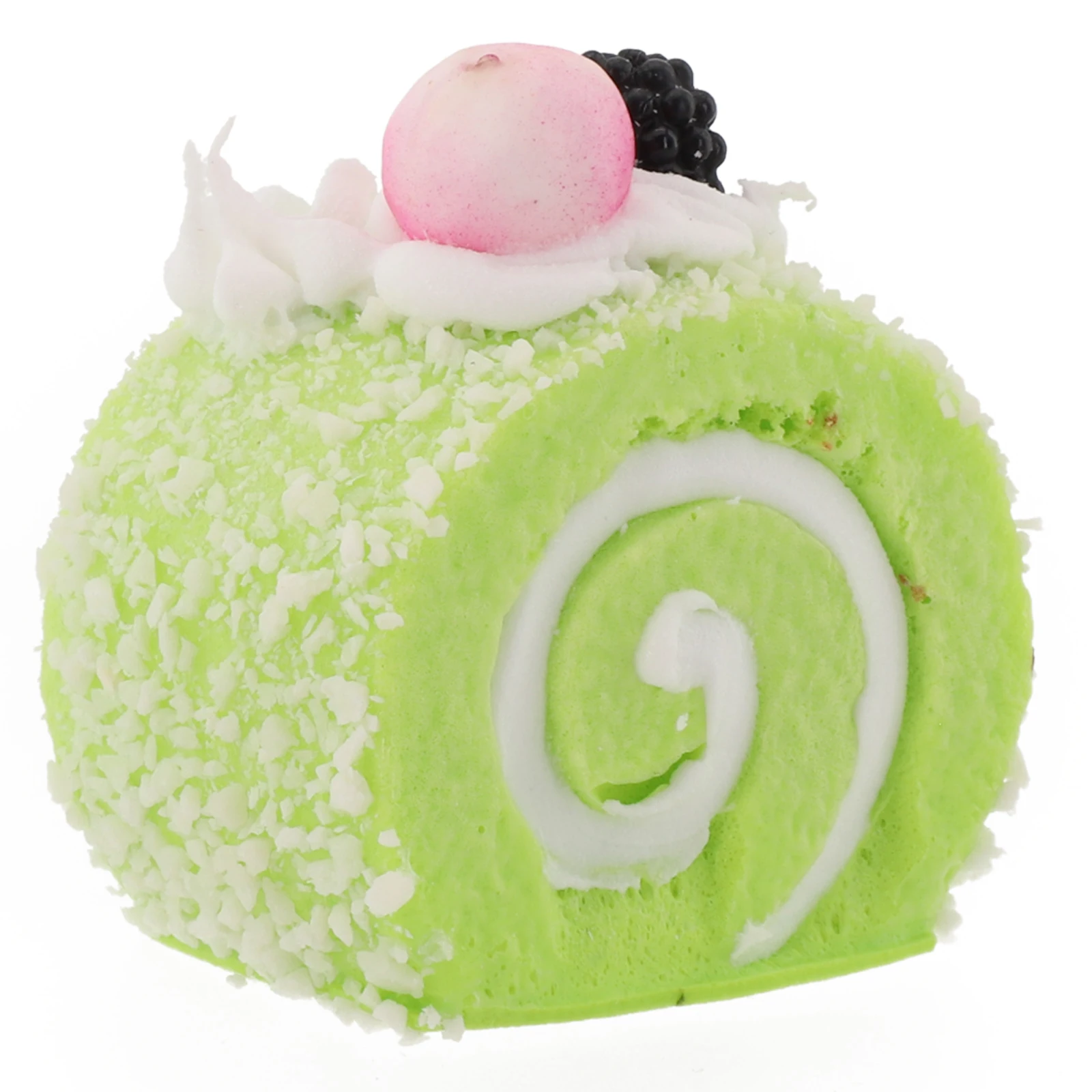 كعكة الزخرفية 2.95*1.57*2.36 بوصة محاكاة كعكة وهمية الفاكهة الخبز الملونة تصميم ديكور الثلاجة المنزلية