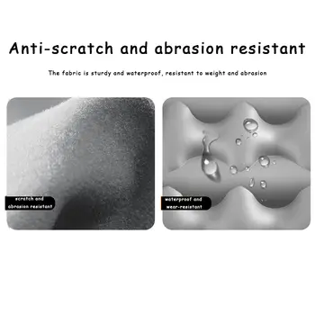 一組通用車載旅行充氣床 80x130cm 汽車後座後行李箱床墊 附氣墊枕頭 適用於旅行露營家庭出遊 6 最佳銷售 後座充氣汽車床 - №3