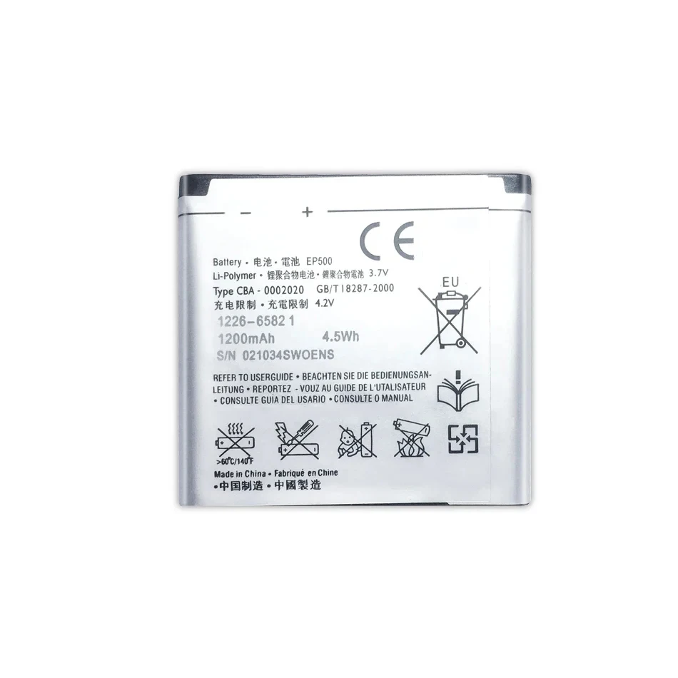 EP500 Batteria Del Telefono Mobile Per Sony Ericsson Xperia ST17I ST15I SK17I WT18I X8 U5I E15i Wt18i Wt19i U8 Batteria