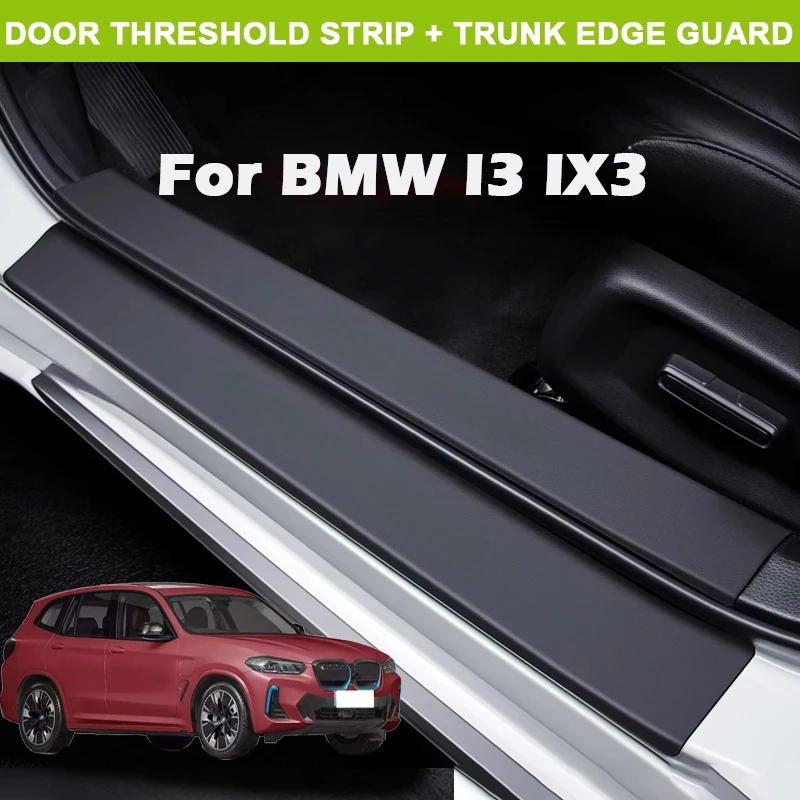 

For BMW I3 G28 IX3 G08 2018-2025 Car Threshold Strip Protector Sticker Door Trunk Scratch Resistant Trampling Pad Accessories